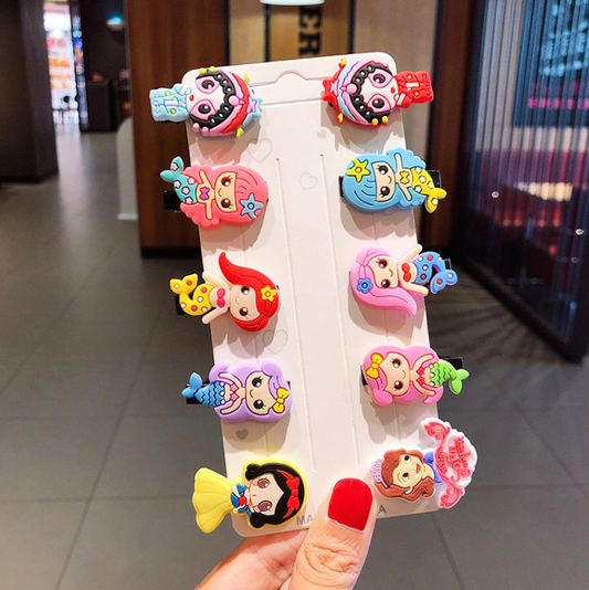 Set of Princess Hair Clips