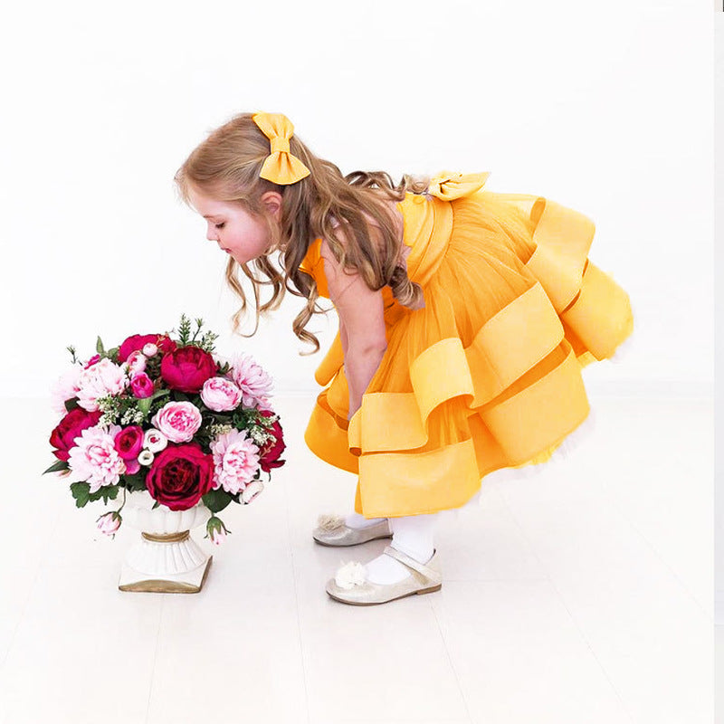Beautiful Multi Frill Party Dress Frock