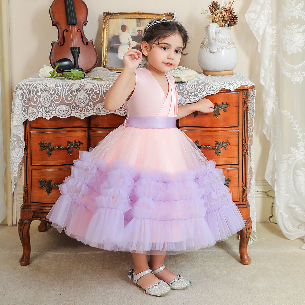 Beautiful Multi Frill Party Dress Frock