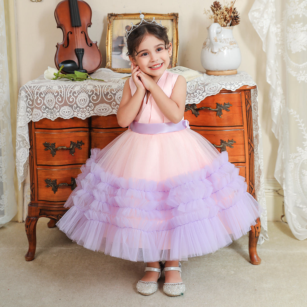 Beautiful Multi Frill Party Dress Frock
