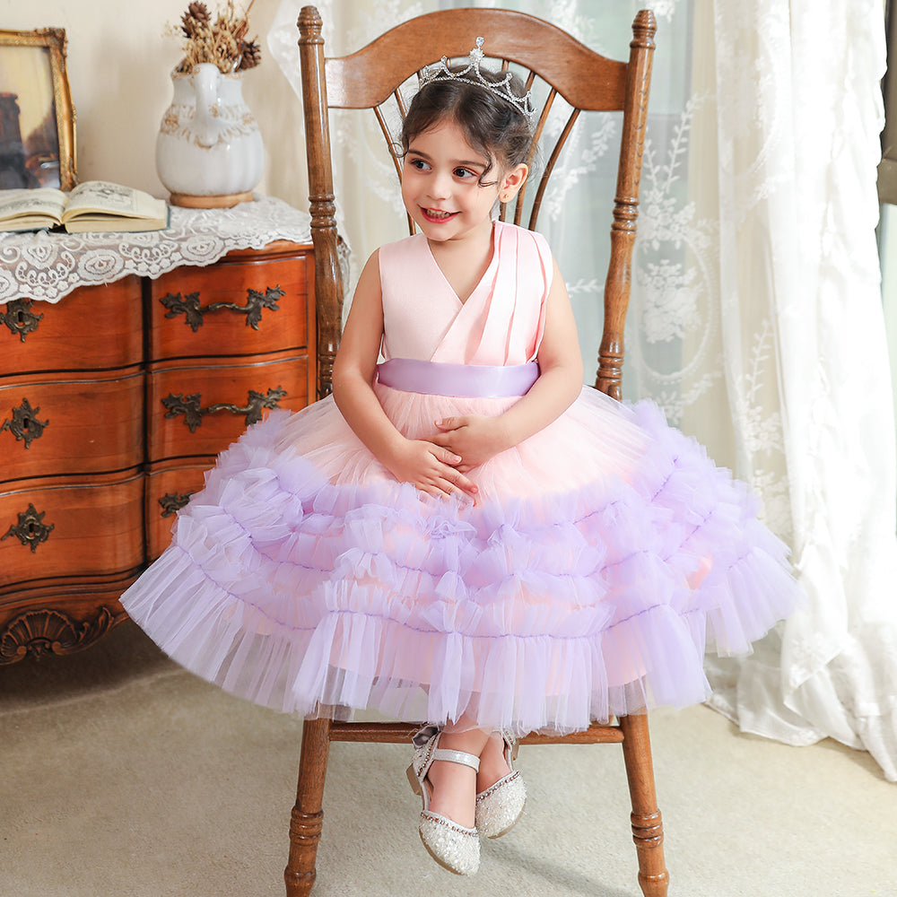 Beautiful Multi Frill Party Dress Frock